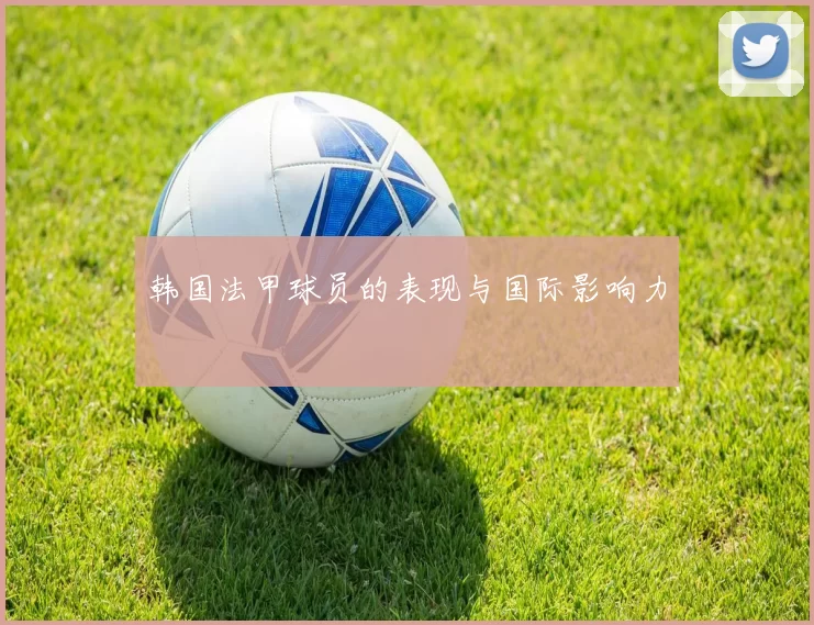 韩国法甲球员的表现与国际影响力